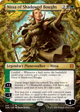 🔥 Nissa of Shadowed Boughs Zendikar Rising Alternate Art